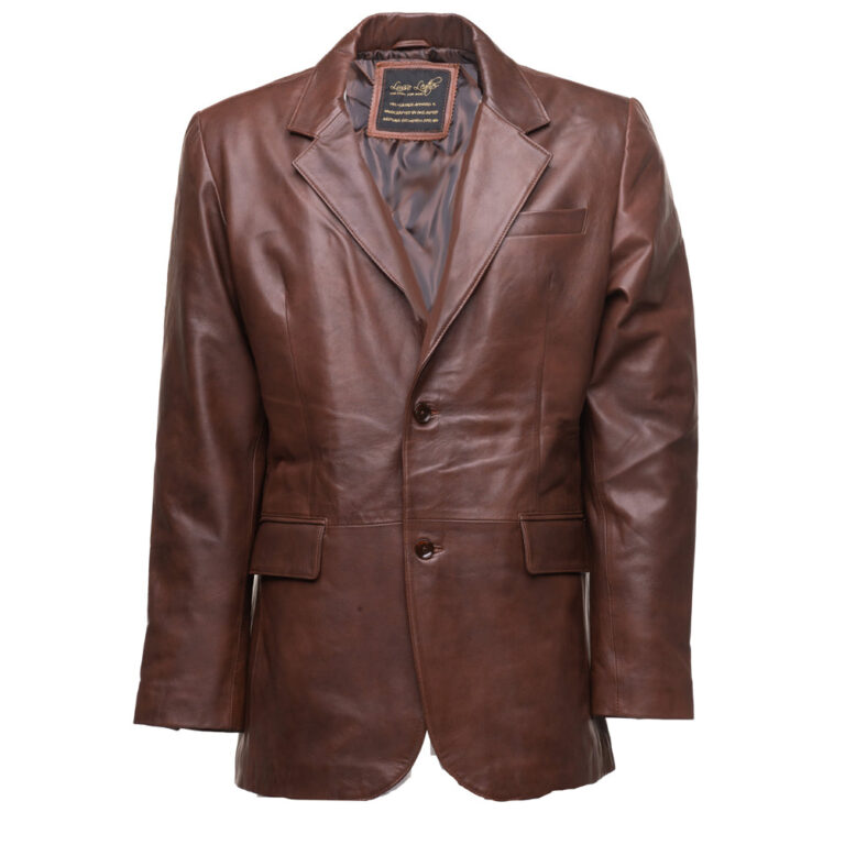Leather Blazer - Men