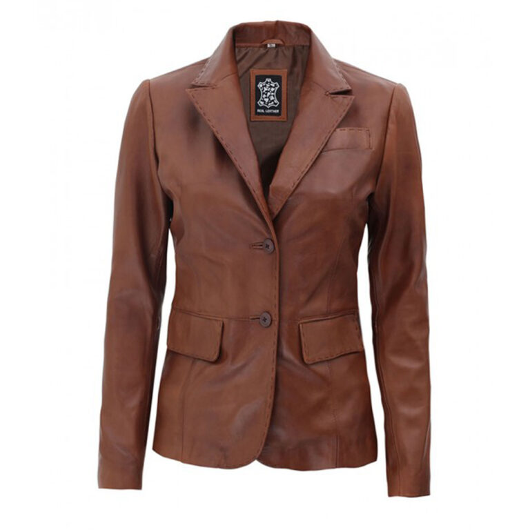 Leather Blazer - Women