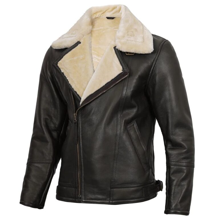 Shearling Leather Jacket – Men