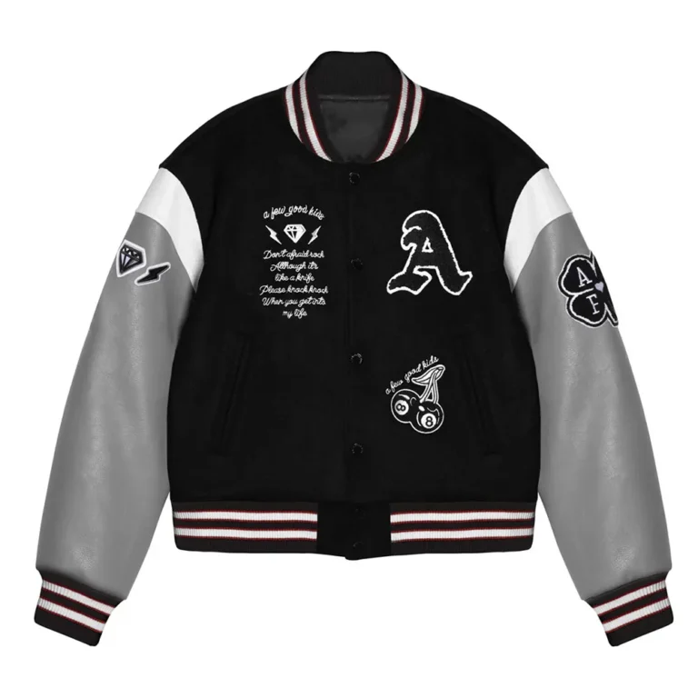 Varsity Leather Jacket - Kids